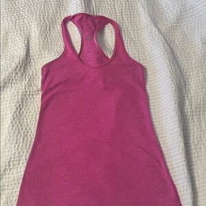 Lululemon Athletica Fitted Pink Tank Top